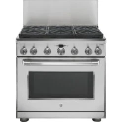 GE Appliances Fits 36-in Range Size For Use With Gas Range Stainless Steel
