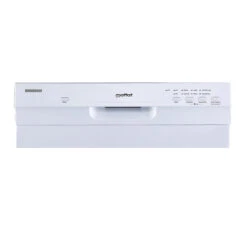 Moffat Built-in 24-in White Dishwasher - Sensor Clean - Stainless Steel Tub -Cheap My Cook Nest Store 23085957b L