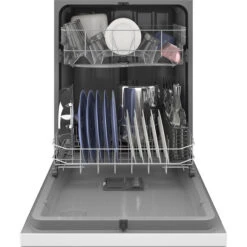 GE Profile Built-In Dishwasher With Piranha Hard Food Disposer (White) 24-in Energy Star Certified