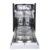 GE Compact Built-In Dishwasher - 18-in - White
