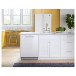 GE 24-in Built-in Dishwasher With 5 Cycles And 3 Wash Levels - White -Cheap My Cook Nest Store 23086020d L