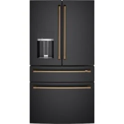 GE Café French Door Refrigerator Brushed Bronze Door Handle Set - 4 Handles -Cheap My Cook Nest Store 23086024b L