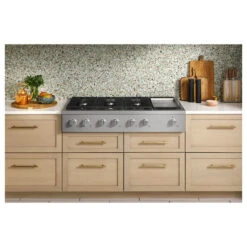 Café 48-in Professional Range Handle And Knob Set - Brushed Stainless Steel -Cheap My Cook Nest Store 23086119e L