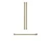 Café Handle Kit For Use With French Door Refrigerator (Brushed Brass) 3 Pieces