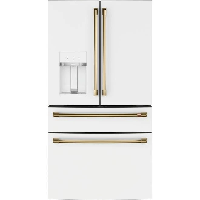 Café Handle Kit For Use With French Door Refrigerator (Brushed Brass) 4 Pieces 2 Café Handle Kit For Use With French Door Refrigerator (Brushed Brass) 4 Pieces - Image 2