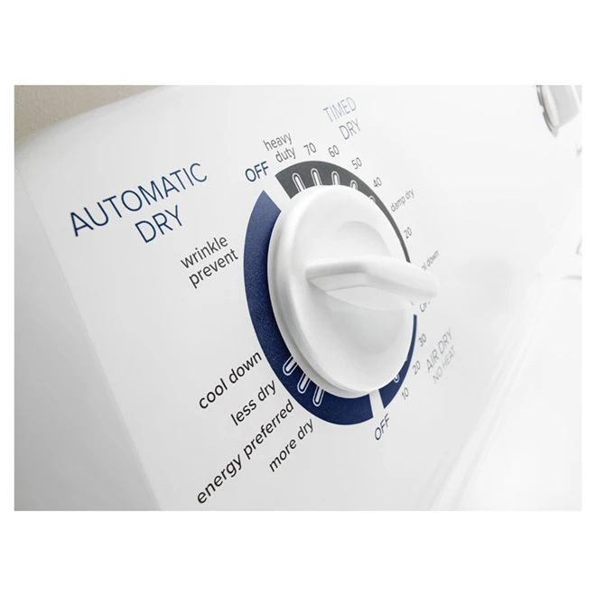 29in Gas Dryer - 6.5 Cu. Ft. - White 4 29in Gas Dryer - 6.5 Cu. Ft. - White - Image 4