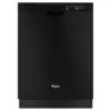 Whirlpool Dishwasher With Sensor Cycle - Black - 24in