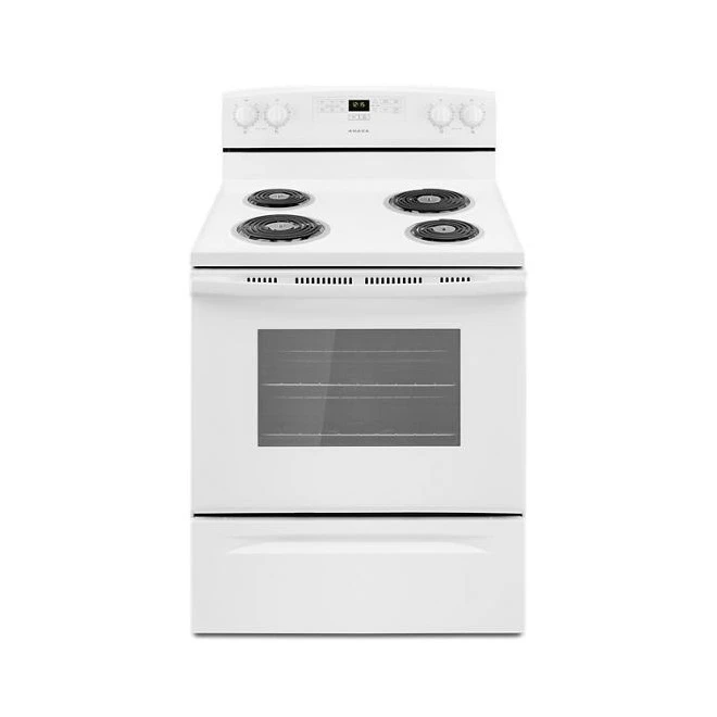Amana Freestanding Coil Electric Range - 30-in - White 4 Amana Freestanding Coil Electric Range - 30-in - White - Image 4