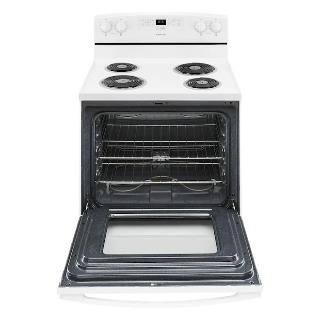 Amana Freestanding Coil Electric Range - 30-in - White 5 Amana Freestanding Coil Electric Range - 30-in - White - Image 5