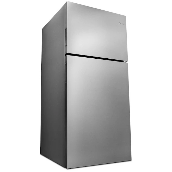 Amana Top-Freezer Refrigerator - 30-in - Reversible Door - 18.2-cu Ft - Stainless Steel 2 Amana Top-Freezer Refrigerator - 30-in - Reversible Door - 18.2-cu Ft - Stainless Steel - Image 2