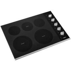 Whirlpool Cooktop With FlexHeat Element - 30-in - Black/Stainless Steel -Cheap My Cook Nest Store 30005792b L