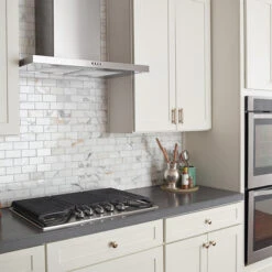 Whirlpool Wall Mount Chimney Range Hood - 30" - 400 CFM - Stainless Steel -Cheap My Cook Nest Store 30005801c L