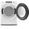 Whirlpool 7.4-cu Ft White Electric Dryer - Energy Star - Stackable - 4-Way Venting - Wrinkle Shield