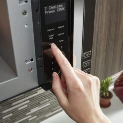 KitchenAid Built-In Low Profile Microwave Oven - Black Stainless Steel - 1000-Watts - 500-CFM - LED Lights -Cheap My Cook Nest Store 30005982d L