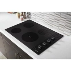 Whirlpool Electric 4-Element Cooktop - 30-in - Black -Cheap My Cook Nest Store 30006058d L