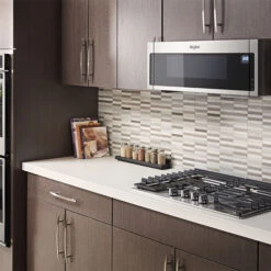 Whirlpool Gas Cooktop - 4 Burners - 30-inch - Stainless Steel - 15,000 BTU -Cheap My Cook Nest Store 30006108c L