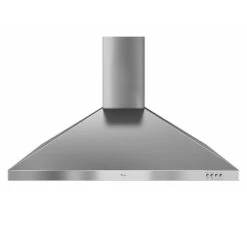 Whirlpool Wall Mounted Range Hood - Stainless Steel - Cooktop Lights - 36-in W