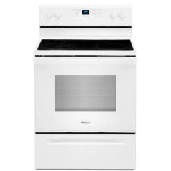 Whirlpool Freestanding Self-Cleaning Electric Oven - Frozen Bake - Fingerprint Resistant - White -Cheap My Cook Nest Store 30006514 L