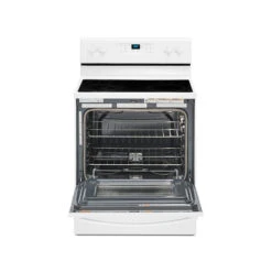 Whirlpool Freestanding Self-Cleaning Electric Oven - Frozen Bake - Fingerprint Resistant - White -Cheap My Cook Nest Store 30006514c L