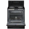 Whirlpool Freestanding Electric Range - Black 4 Burner Coil Top - Keep Warm Setting - 4.8-cu Ft