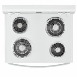 Whirlpool Freestanding Single Oven Electric Range - Self-cleaning - White Finish - Oven Window -Cheap My Cook Nest Store 30006516c L