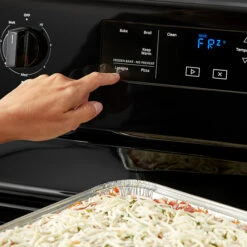 Whirlpool Black Freestanding Electric Range - Adjustable Self-Cleaning Levels - Smooth 4 Burner Cooktop - 5.3-cu Ft -Cheap My Cook Nest Store 30006523c L