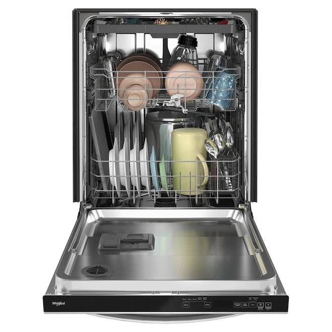 Whirlpool Built-In Dishwasher With Tall Tub And Third Rack - 24-in - Stainless Steel 1 Whirlpool Built-In Dishwasher With Tall Tub And Third Rack - 24-in - Stainless Steel