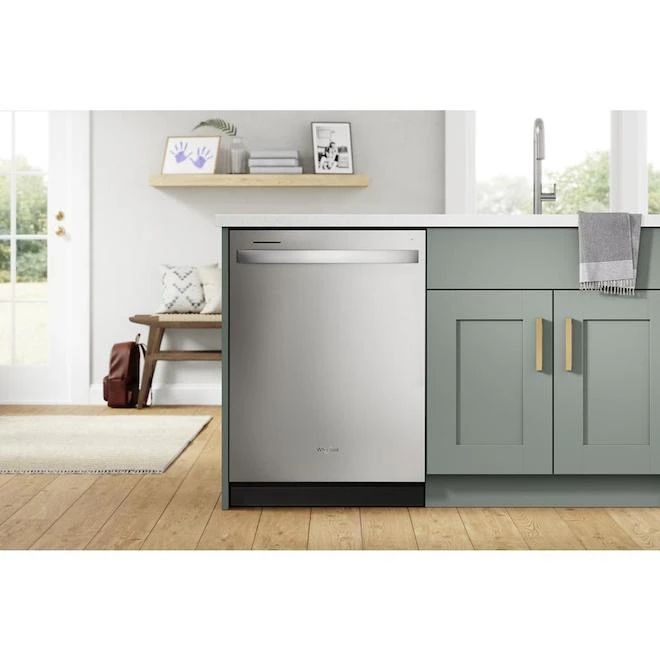 Whirlpool Built-In Dishwasher With Tall Tub And Third Rack - 24-in - Stainless Steel 2 Whirlpool Built-In Dishwasher With Tall Tub And Third Rack - 24-in - Stainless Steel - Image 2