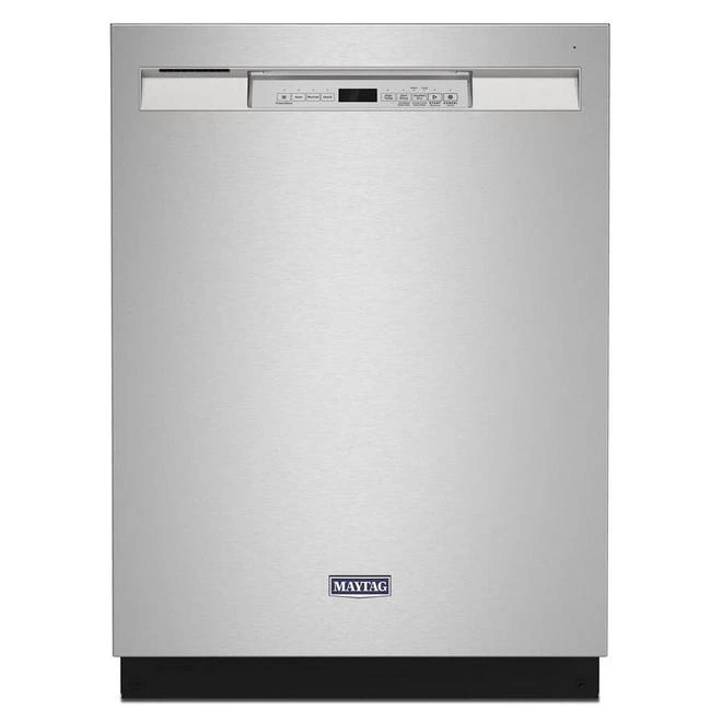 Maytag Built-In PowerBlast Dual Power Filtration Stainless Steel Tub Dishwasher - 50-dB - 24-in - Stainless Steel 4 Maytag Built-In PowerBlast Dual Power Filtration Stainless Steel Tub Dishwasher - 50-dB - 24-in - Stainless Steel - Image 4