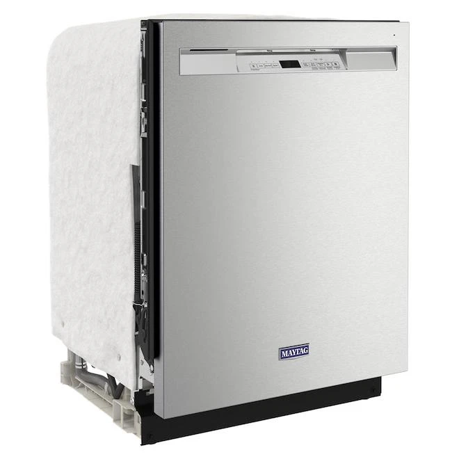 Maytag Built-In PowerBlast Dual Power Filtration Stainless Steel Tub Dishwasher - 50-dB - 24-in - Stainless Steel 2 Maytag Built-In PowerBlast Dual Power Filtration Stainless Steel Tub Dishwasher - 50-dB - 24-in - Stainless Steel - Image 2