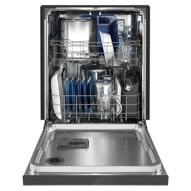 Maytag Built-In PowerBlast Dual Power Filtration Stainless Steel Tub Dishwasher - 50-dB - 24-in - Stainless Steel 5 Maytag Built-In PowerBlast Dual Power Filtration Stainless Steel Tub Dishwasher - 50-dB - 24-in - Stainless Steel - Image 5