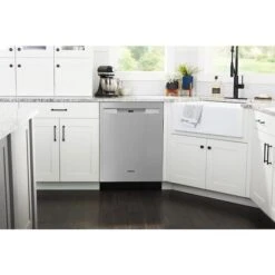 Maytag Built-In PowerBlast Dual Power Filtration Stainless Steel Tub Dishwasher - 50-dB - 24-in - Stainless Steel 7 Maytag Built-In PowerBlast Dual Power Filtration Stainless Steel Tub Dishwasher - 50-dB - 24-in - Stainless Steel -Cheap My Cook Nest Store 30006555e L