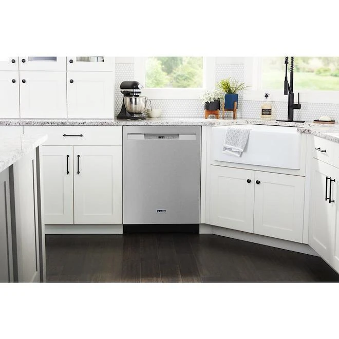 Maytag Built-In PowerBlast Dual Power Filtration Stainless Steel Tub Dishwasher - 50-dB - 24-in - Stainless Steel 3 Maytag Built-In PowerBlast Dual Power Filtration Stainless Steel Tub Dishwasher - 50-dB - 24-in - Stainless Steel - Image 3