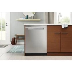 Whirlpool Built-In ENERGY STAR-certified Large Capacity Stainless Steel Tub Dishwasher - 47-dB - 24-in - Stainless Steel 7 Whirlpool Built-In ENERGY STAR-certified Large Capacity Stainless Steel Tub Dishwasher - 47-dB - 24-in - Stainless Steel -Cheap My Cook Nest Store 30006559d L
