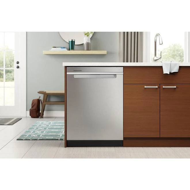 Whirlpool Built-In ENERGY STAR-certified Large Capacity Stainless Steel Tub Dishwasher - 47-dB - 24-in - Stainless Steel 3 Whirlpool Built-In ENERGY STAR-certified Large Capacity Stainless Steel Tub Dishwasher - 47-dB - 24-in - Stainless Steel - Image 3
