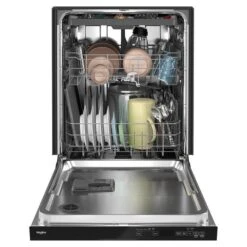 Whirlpool 47-dB Built-In Dishwasher With Hidden Controls - 24-in - Black -Cheap My Cook Nest Store 30006561b L