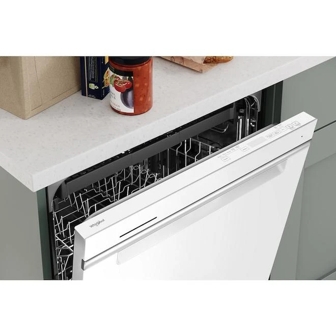 Whirlpool Built-In Dishwasher With 3rd Rack - 24-in - White 2 Whirlpool Built-In Dishwasher With 3rd Rack - 24-in - White - Image 2