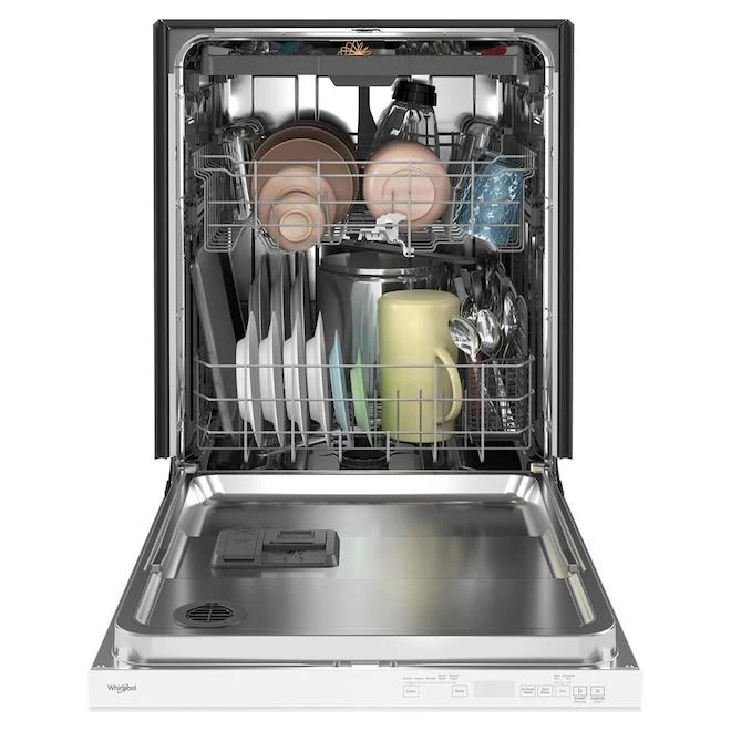 Whirlpool Built-In Dishwasher With 3rd Rack - 24-in - White 4 Whirlpool Built-In Dishwasher With 3rd Rack - 24-in - White - Image 4