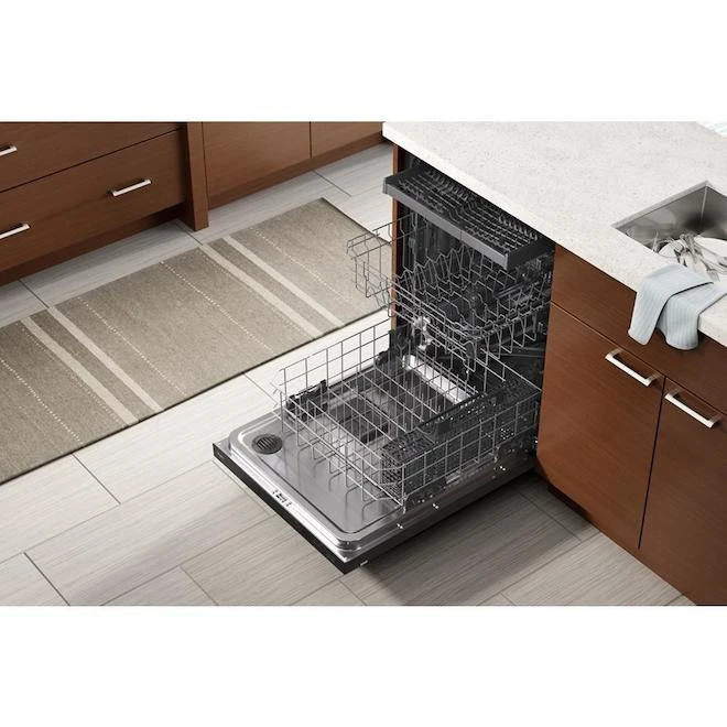 Whirlpool Built-In Dishwasher With Tall Tub And Third Rack - 24-in - Black Stainless Steel 2 Whirlpool Built-In Dishwasher With Tall Tub And Third Rack - 24-in - Black Stainless Steel - Image 2