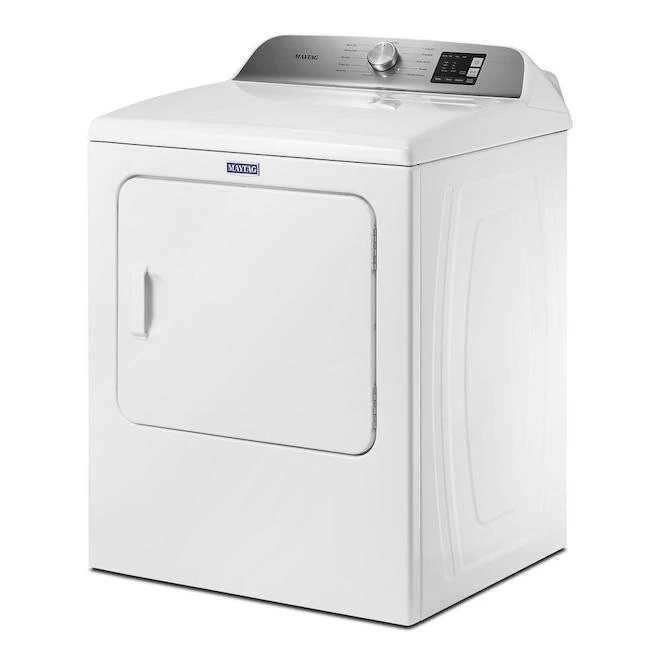 Maytag 7.0-cu Ft Electric Dryer - Reversible Door - Moisture Sensing - White 1 Maytag 7.0-cu Ft Electric Dryer - Reversible Door - Moisture Sensing - White