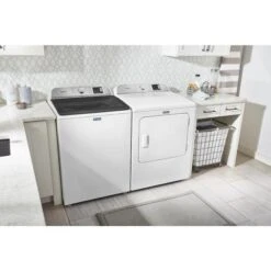 Maytag High-Efficiency Top-Load Washer - 5.5 Cu. Ft. - White -Cheap My Cook Nest Store 30006580e L