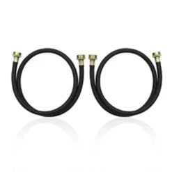 Whirlpool Washer Fill Hoses - 4-ft - PEX - Black - Pack Of 2