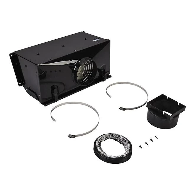 Whirlpool Range Hood Ductless Vent Kit - Black - 20 X 13 X 12-in 1 Whirlpool Range Hood Ductless Vent Kit - Black - 20 X 13 X 12-in