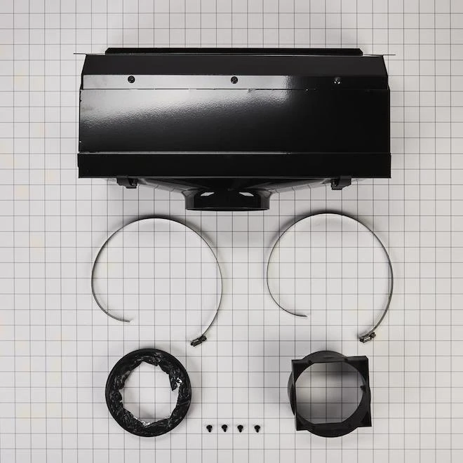 Whirlpool Range Hood Ductless Vent Kit - Black - 20 X 13 X 12-in 2 Whirlpool Range Hood Ductless Vent Kit - Black - 20 X 13 X 12-in - Image 2