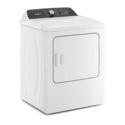 Whirlpool 7-cu Ft Front-Load Electric Dryer - Side Swing Door - White