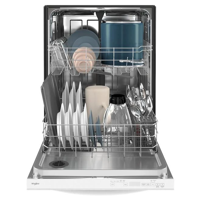 Whirlpool Built-In White Dishwasher With Tall Top Rack 3 Whirlpool Built-In White Dishwasher With Tall Top Rack - Image 3