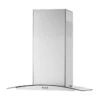 Whirlpool Curved Glass And Stainless Steel Wall-Mounted Range Hood - 30-in - 400 CFM