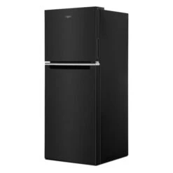 Whirlpool Whirpool 11.6-cu Ft Black Top Freezer Refrigerator - 24-in