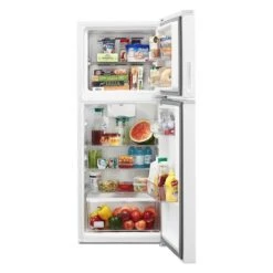 Whirlpool Whirpool 11.6-cu Ft White Top Freezer Refrigerator - 24-in -Cheap My Cook Nest Store 30006730d L