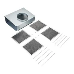 Whirlpool Whirpool Universal Wall-Mount Range Hood Aluminum Air Recirculation Set